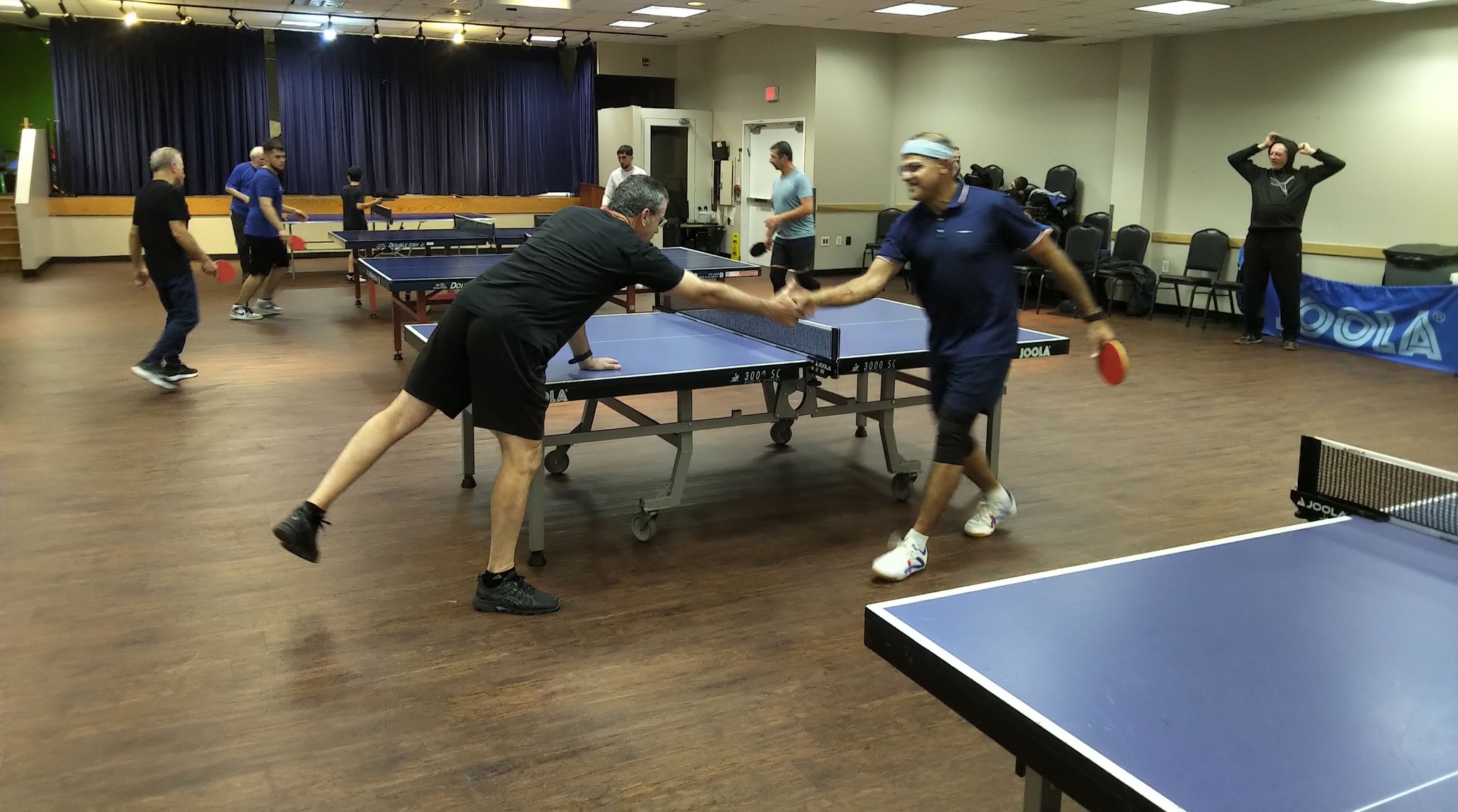 Post-match handshake